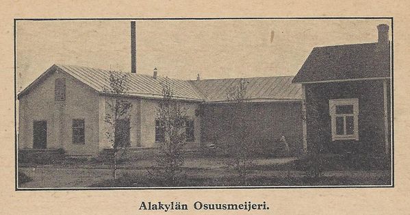 AlakylÃ¤n Osuusmeijeri EtelÃ¤-Pohjanmaa kuvissa-teoksesta, joka on tarkoitettu Amerikan ja Kanadan suomalaisille 1940-luvun lopulta.
